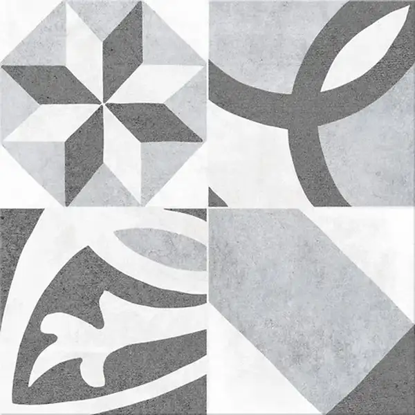 Cersanit Henley Grey Pattern Плитка напольная, серый (TGGZ1044177835)