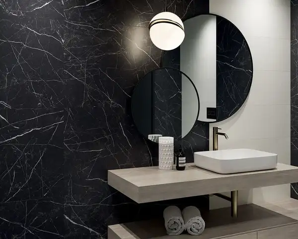 Плитка підлогова Artstone Black SZKL RECT MAT 59,8x119,8 код 0864 Ceramika Paradyz (R-R-0,6X1,2-1-ARTS.BK)