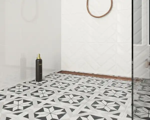 PARADYZ Modern Bianco SZKL STR Плитка напольная, белая (RS--198X198-1-MODN.BI)