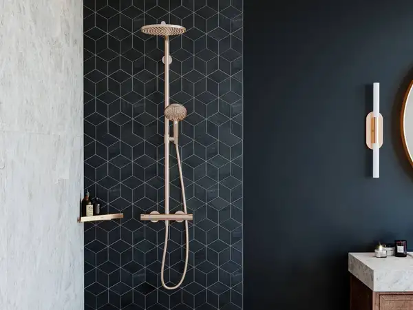 Угловая полка Hansgrohe AddStoris, полированное золото (41741990) фото 2 Aquada.com.ua