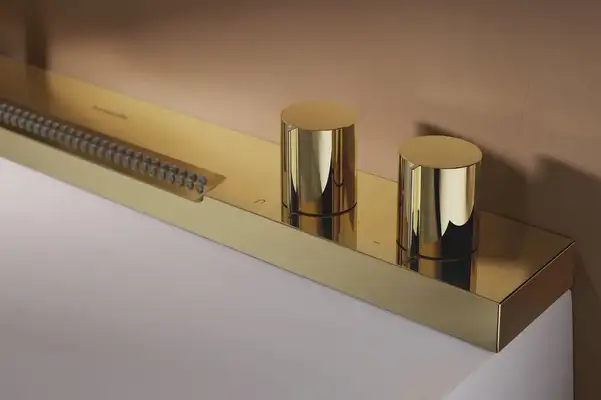 Раковина Hansgrohe Avalegra AquaUnit 78 х 47,5 х 10 см, без переливу, з функцією QuickClean+, із змішувачем, Polished Gold Optic  22473990