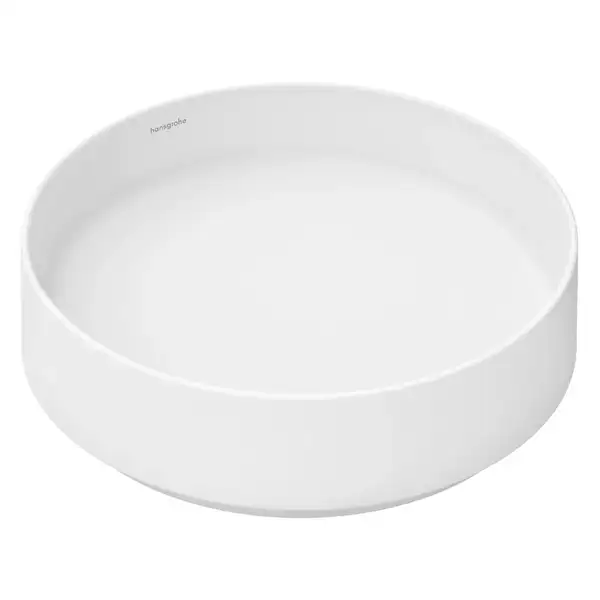 Раковина накладна на стільницю Ø40 х h12 см Hansgrohe Xuniva Evo S (без переливу, Matt White)  60323700
