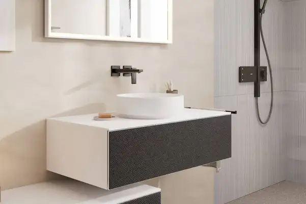 Раковина накладна на стільницю Ø40 х h12 см Hansgrohe Xuniva Evo S (без переливу, Matt White)  60323700
