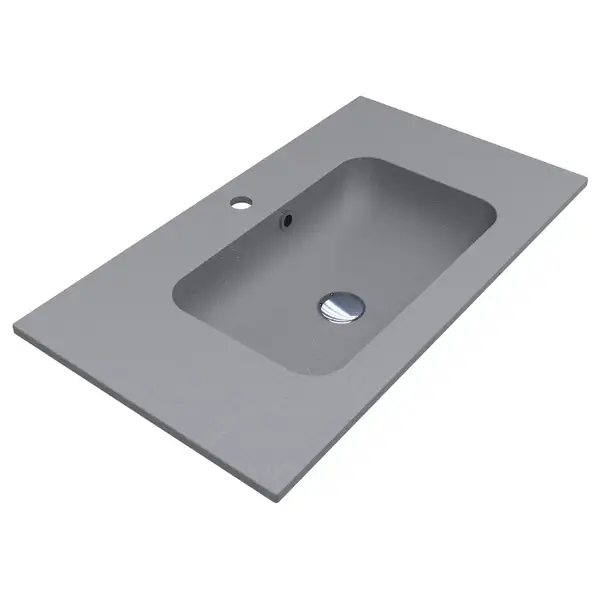 MIRAGGIO Умывальник DELLA 800 GRAY MIRASTONE (0000943)