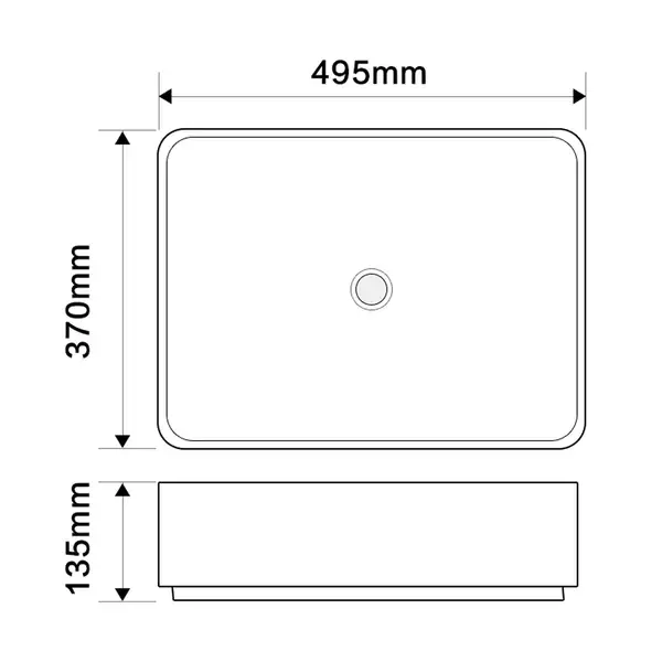 Mixxus Premium BEVEL-0102 Раковина, мармур (MP6519)