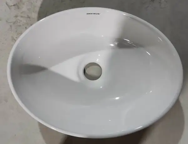 MIXXUS PREMIUM ELLIPSE-0107 Раковина накладна, біла (MP6525)