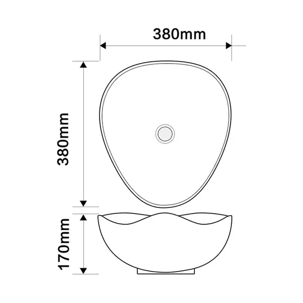 Mixxus Premium WAVE-0103 Раковина накладна, мармур (MP6532)