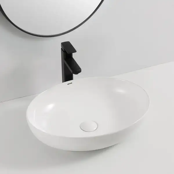 Mixxus Premium ELLIPSE-0102 Раковина накладна, біла (MP6551)