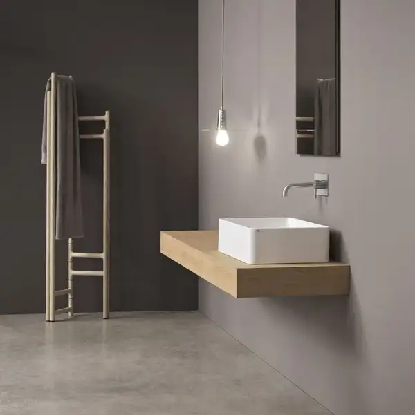 Умивальник на стільницю Nic Design Semplice 60х37х16 см, Cemento матовий (001383047)