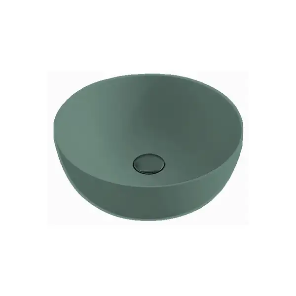 Nic-Design Умивальник на стільницю Nic Design Ovvio 38x14 см, Salvia matt (001446067)
