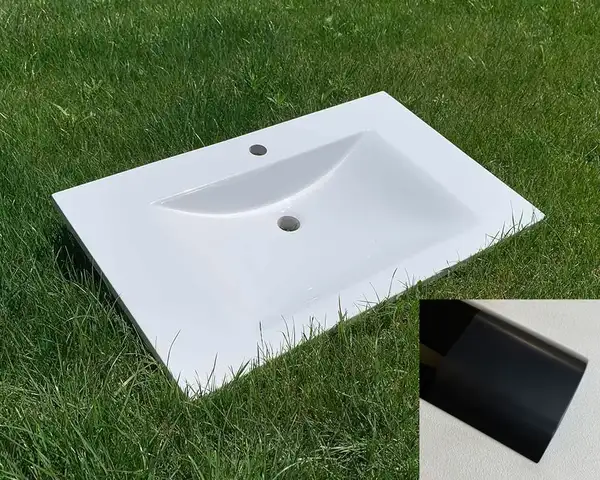 Snail Орфей 800 Умывальник, черный мат (165/800A200M)