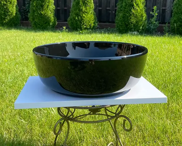 Snail Сакура Умывальник на столешницу, черный (177A200)