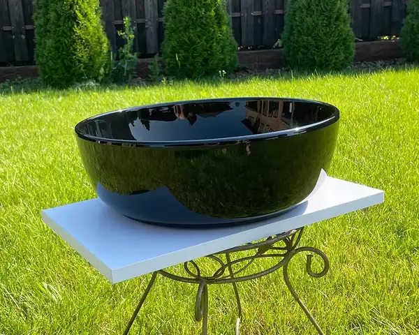 Snail Сакура Умывальник на столешницу, черный (177A200)