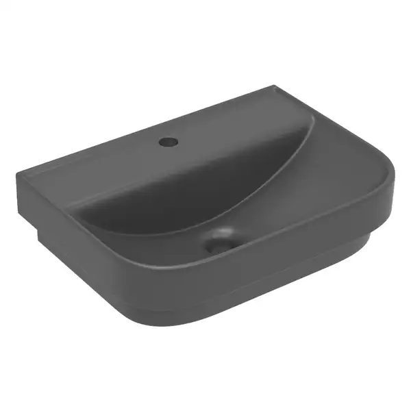 Volle Solo Раковина 55х40 см, антрацит матовий (13-55-113Grey)