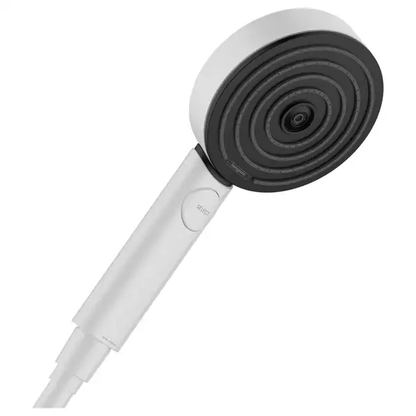 Лейка для душа Hansgrohe Pulsify Select EcoSmart (цвет - белый матовый), 3 вида струи Relaxation (24111700) фото 1 Aquada.com.ua