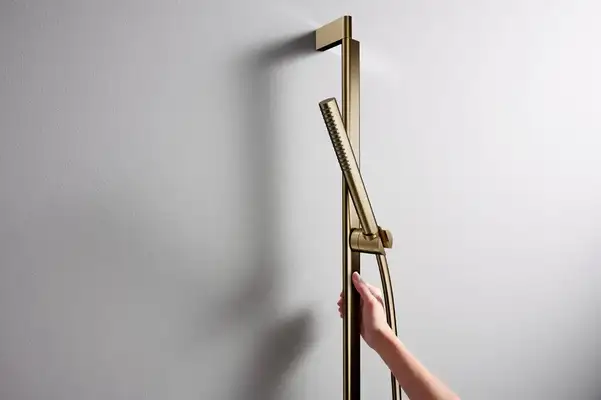 Лійка для душу Hansgrohe Pulsify S 100 1jet EcoSmart (колір - шліфована бронза) 24125140