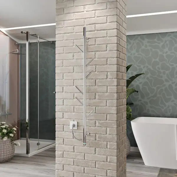 Сушарка для рушників KOSSER Стійка 1200х30 ELR регулятор крутилка (РС02ЕLR(кр))