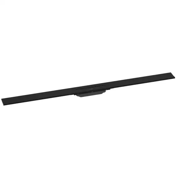 Внешняя часть трапа для душа, укорачиваемого 120 см Hansgrohe RainDrain Flex (чёрный матовый) 56054670