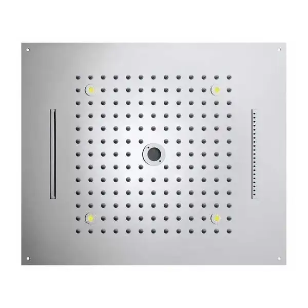 Верхній душ BOSSINI Dream / 4 дощ, водоспад, каскад, Kneipp, 4RGB LED, 57x 47сm, хром (H38909000030016)