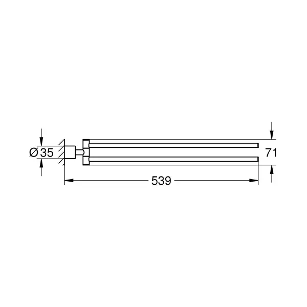 Тримач для рушників Grohe Atrio (40308003)
