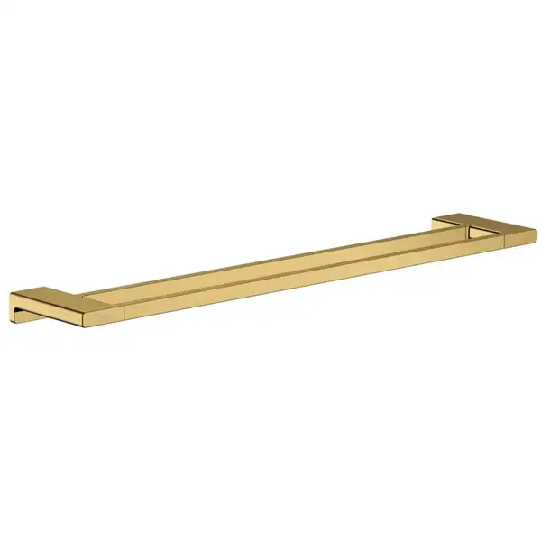 Полотенцедержатель Hansgrohe AddStoris подвійний 62,6 / 64,8x12,4 см, Polished Gold Optic (41743990)