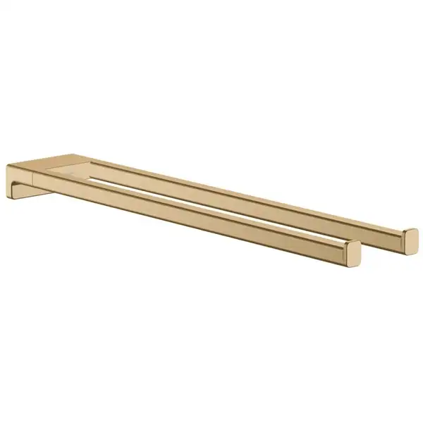 Полотенцедержатель Hansgrohe AddStoris 44,5 см, подвійний, Brushed Bronze (41770140)
