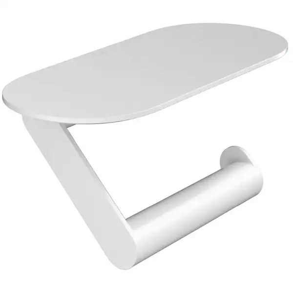 Тримач туалетного паперу Hansgrohe WallStoris з поличкою 23,0x10,0x9,7 см, Matt White (27928700)