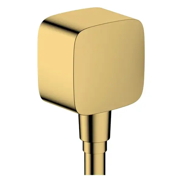 Шланговое під'єднання Hansgrohe FixFit E зі зворотним клапаном, Polished Gold Optic (26457990)