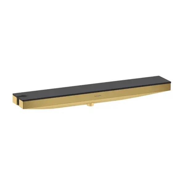 Настенный держатель Porter 500 с полкой левый Hansgrohe Porter E (цвет - полированное золото) 26843990