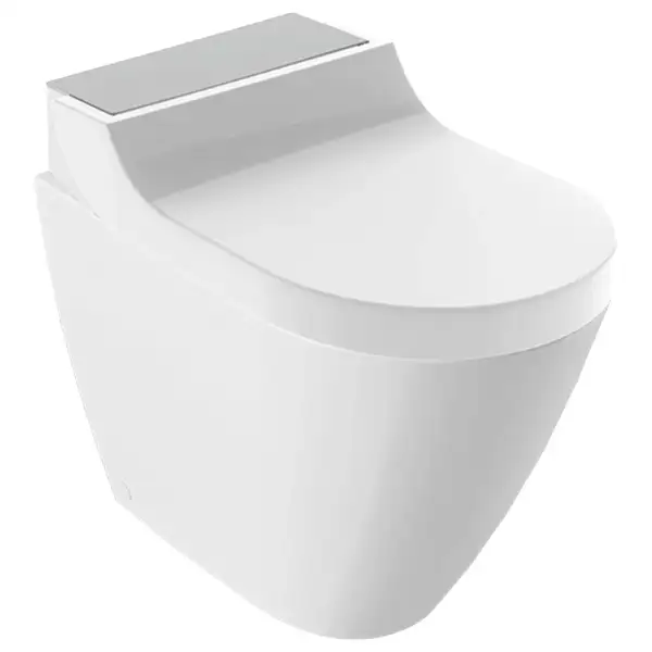 Напольный унитаз-биде Geberit AquaClean Tuma Comfort (cталь нержавеющая матированная) (146.310.FW.1) фото 1 Aquada.com.ua