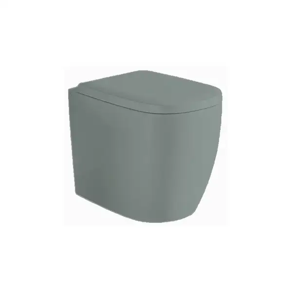 Унітаз для підлоги Nic Design Ovvio 37,4х53х42 см, Cemento матовий (003859047)