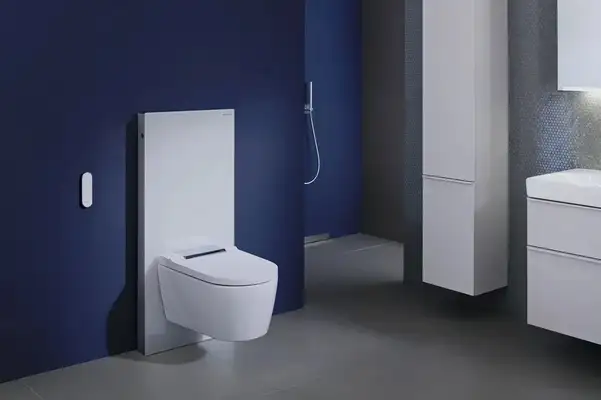 Підвісний унітаз-біде Geberit AquaClean Sela (унітаз білий глянець/панель хром глянець)  146.224.21.1