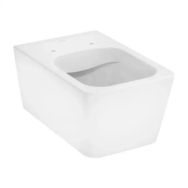 Унітаз підвісний AquaFall Flush (безободковий) Hansgrohe EluPura Q у комплекті з сидінням SoftClose  60194450 + 60150450