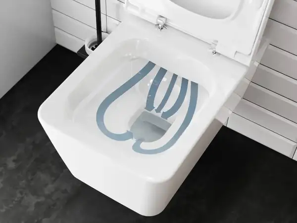 Hansgrohe EluPura Q Унитаз подвесной, белый глянцевый (60194450)