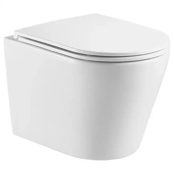 MIXXUS PREMIUM Bevel-0301-R Унітаз підвісний, білий (MP6470)