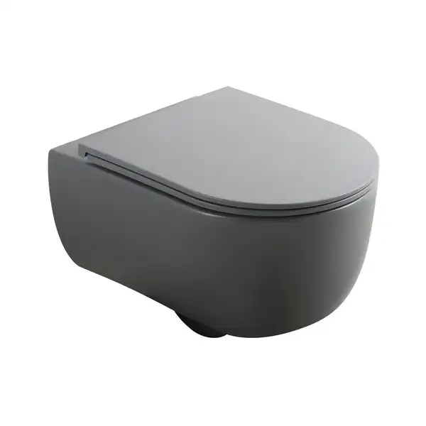 Mixxus Premium TOPPER-0303-R Унітаз підвісний, сірий (MP6657)