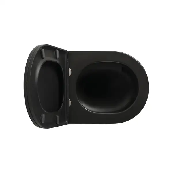 Унітаз підвісний Mixxus Premium BEVEL-0304-T1 BLACK 480x360x360mm сист. змиву TORNADO 1.0 (MP6677)