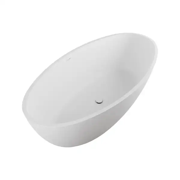 Ванна зі штучного каменю Flaminia APP 150x73 h52,5cm, Latte Milky white matt (AP150V) (AP150VLAT)