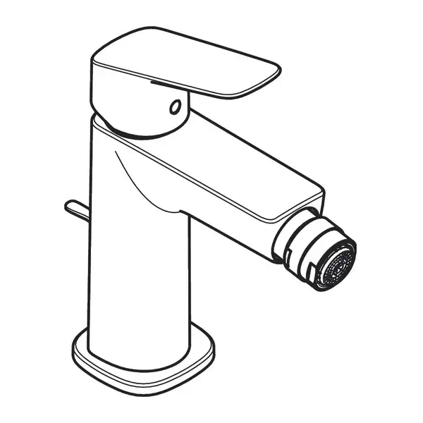 HANSGROHE Logis Fine Змішувач для біде, чорний матовий (71201670)