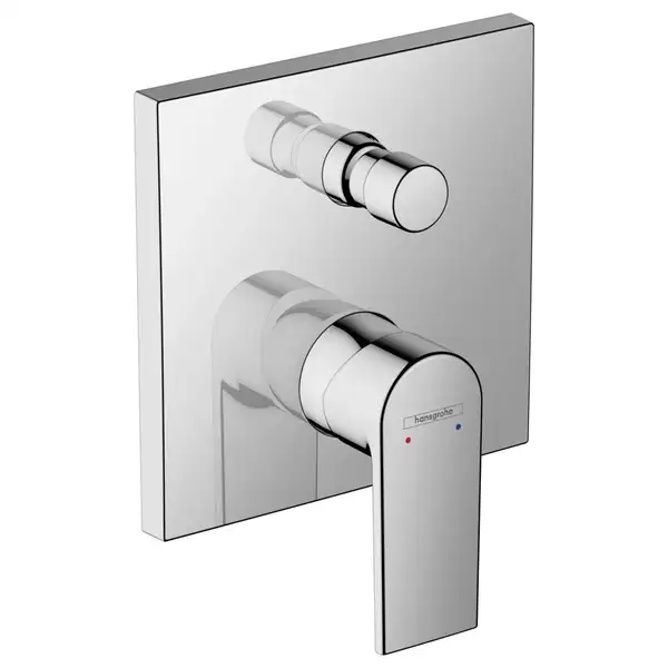 Смеситель для ванны, со встроенной защитной комбинацией Hansgrohe Vernis Shape (цвет - хром) 71469000