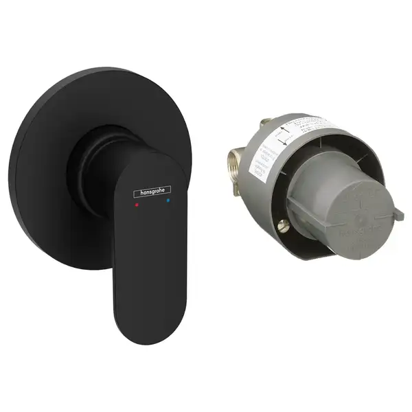 Hansgrohe Rebris S Змішувач для душу, чорний матовий (72648670)