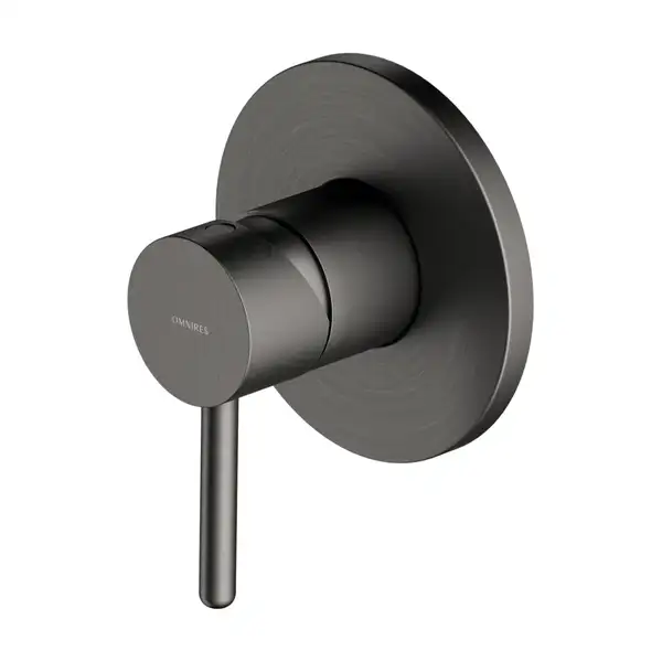 смеситель для душа скрытого монтажа Omnires Y graphite (Y1245GR)