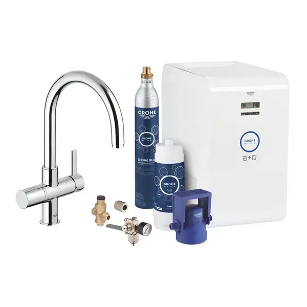 Кухонний змішувач зі стартовим пакетом GROHE Blue Professional (31323001)