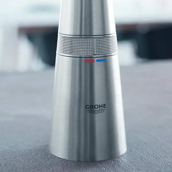 Змішувач для кухні з висувним виливом Grohe Zedra SmartControl (31593DC2)