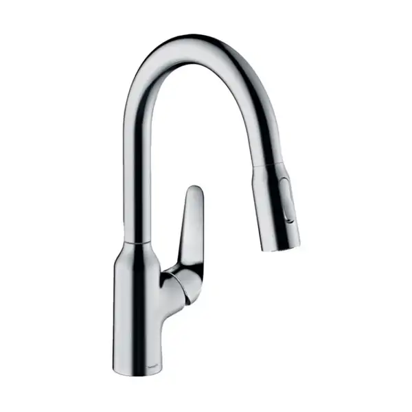 Змішувач для кухні Hansgrohe Focus M429-H180 з висувним виливом, хром (71801000)