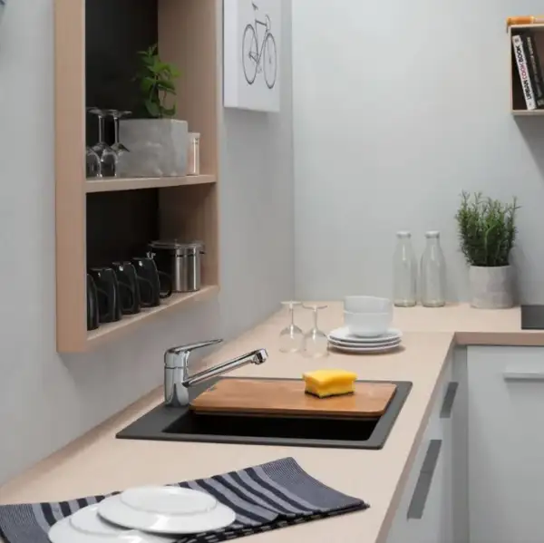 Змішувач для кухні Hansgrohe Focus M421-H100 1jet, хром (71808000)