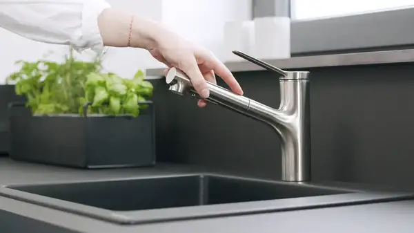 Hansgrohe Zesis M33 Смеситель кухонный, сталь (74803800)