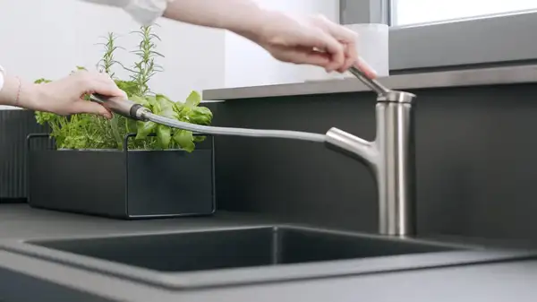 Hansgrohe Zesis M33 Смеситель кухонный, сталь (74803800)