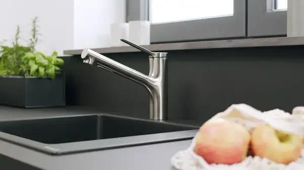 Hansgrohe Zesis M33 Смеситель кухонный, сталь (74803800)