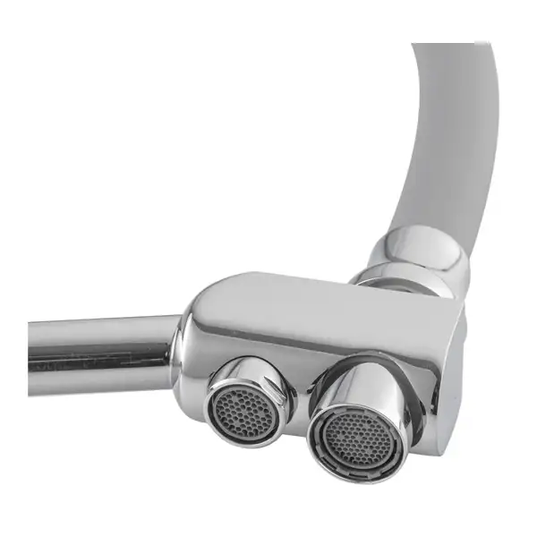 KOER KB-72003-01 Змішувач кухонний 2в1, хром/графіт (KR3375)